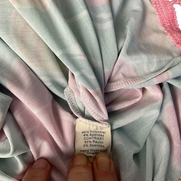 Simply Southern Tropical Tassel Dress On or Off Shoulder Size XXL - Picture 6 of 8